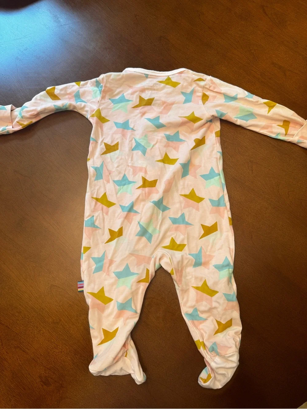 Magnetic Me Pink Footed One-Piece with Stars